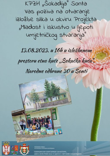 Izložba slika u Šokačkoj kući u Sonti