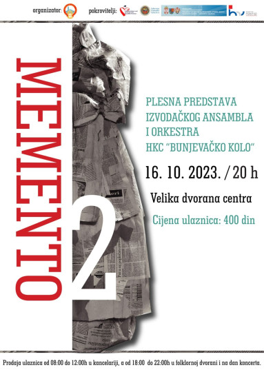Memento 2 – Plesna predstava izvođačkog ansambla Bunjevačkog kola