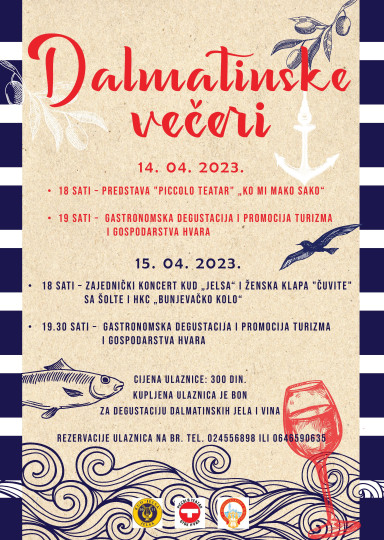 Dalmatinske večeri u Bunjevačkom kolu - 2. dan