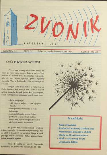 ZVONIK : katolički list