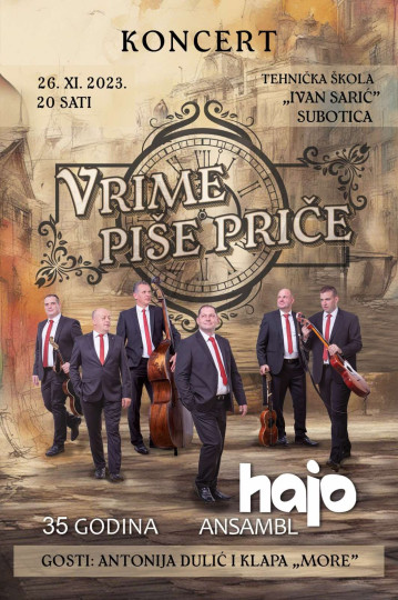 Koncert ansambla Hajo povodom 35 godina postojanja