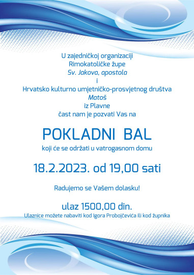 Pokladni bal u Plavni