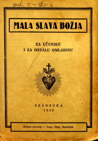 BUDANOVIĆ, Lajčo: Mala slava Božja. Za učenike i za ostalu omladinu