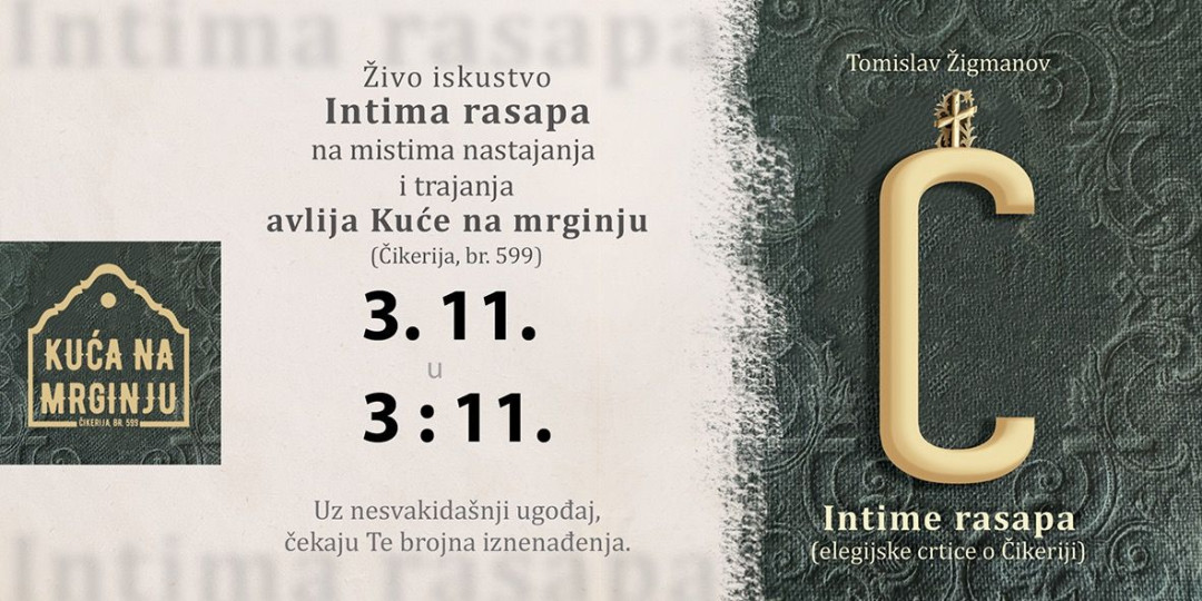 Živo iskustvo Intima rasapa na Čikeriji - OTKAZANO