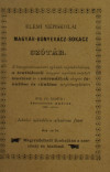 ŠARČEVIĆ, Ambrozije: Elemi népiskolai magyar-bunyevácz-sokacz szótár