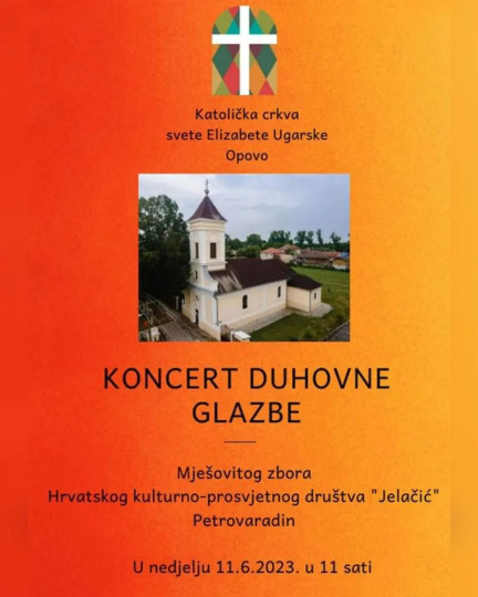 Koncert duhovne glazbe u Opovu