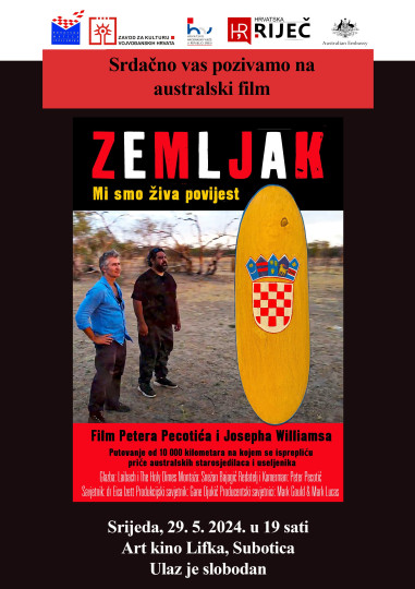 Australski film Countryman (Zemljak) u art kinu Lifka