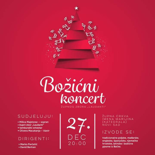 Božićni koncert župnog zbora Laudanti