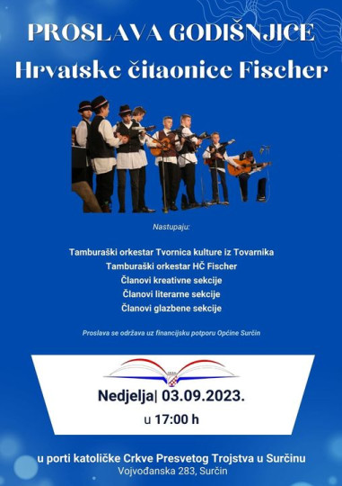 Proslava godišnjice Hrvatske čitaonice Fischer