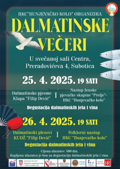 Dalmatinske večeri u Bunjevačkom kolu - druga večer