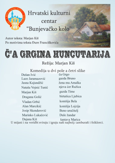Predstava Č'a Grgina huncutarija - OTKAZANO
