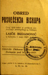 BUDANOVIĆ, Lajčo: Obred posvećenja biskupa