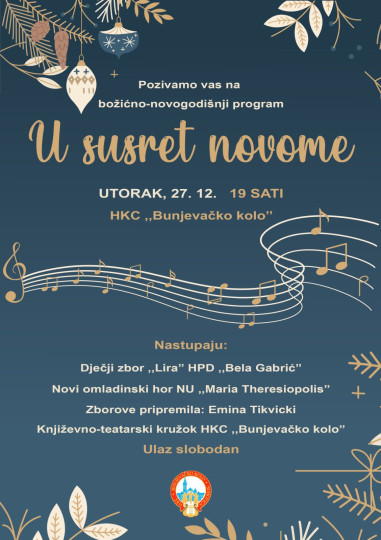 Božićno-novogodišnji program: U susret novome