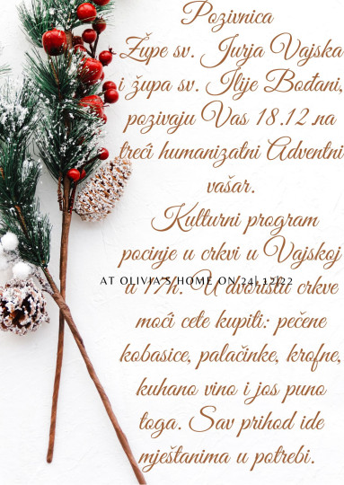 Adventski vašar u Vajskoj
