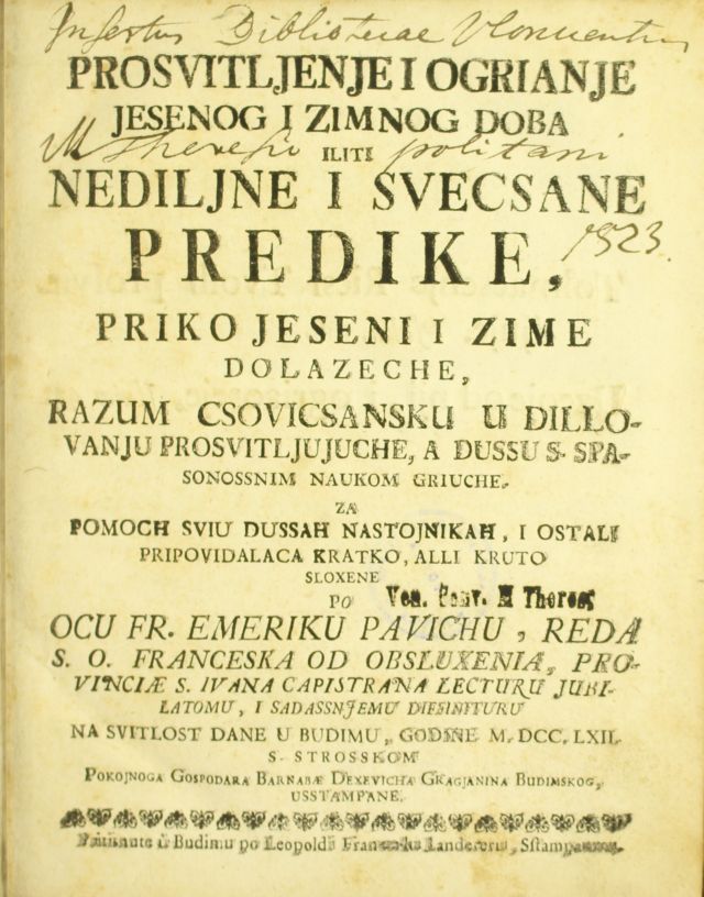kolokvij Emerik Pavic prosvitljenje