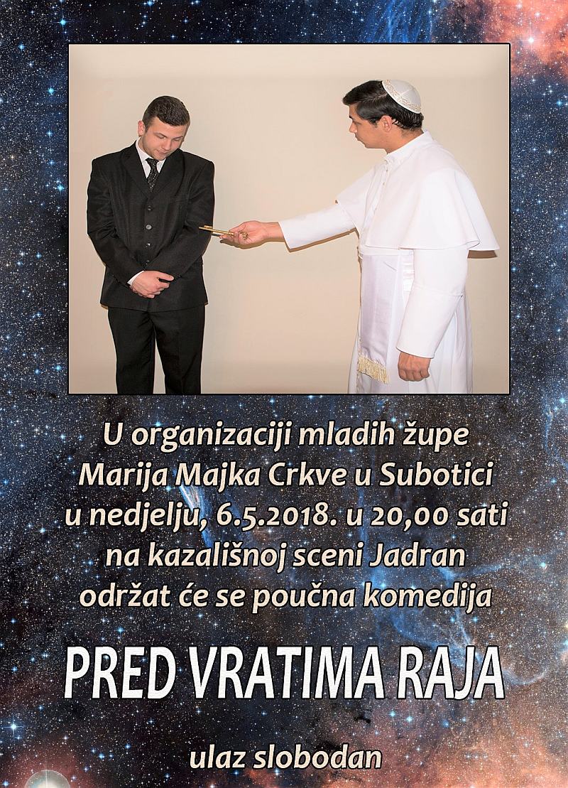 Pred vratima Raja plakat