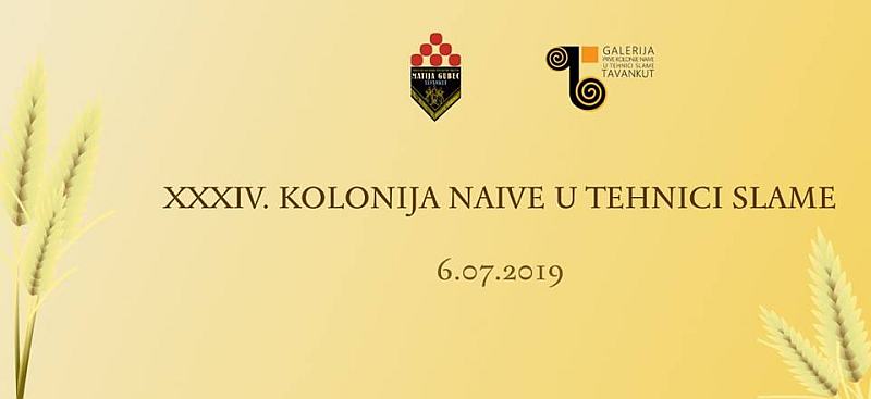 XXXIV. kolonija naive u tehnici slame