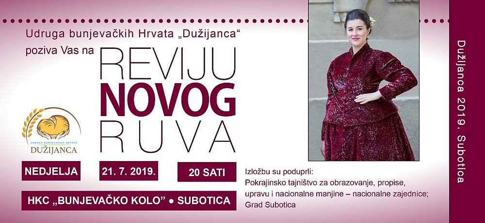 najav Revija novog ruva