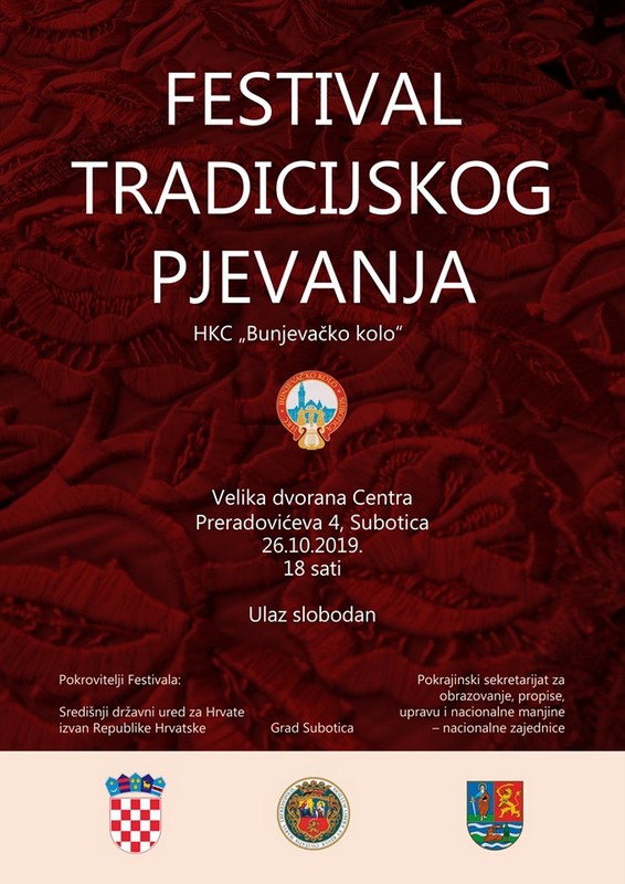 festival tradicijskog pjevanja bunjevačko kolo