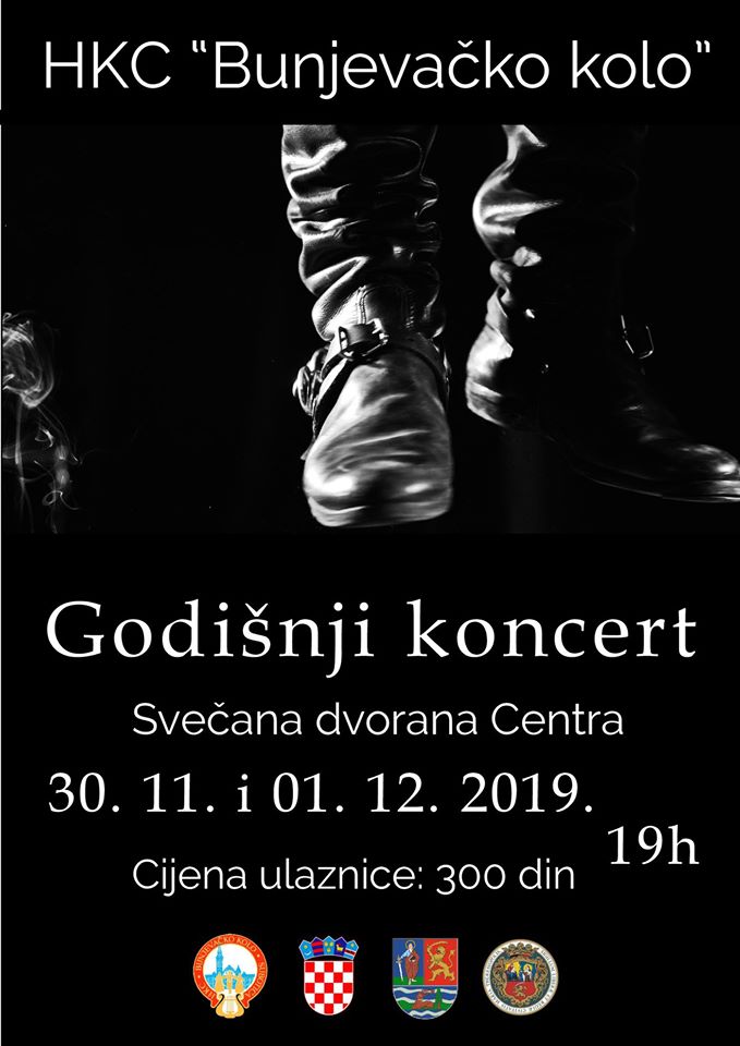 Bunjevacko kolo godisnji koncert plakat