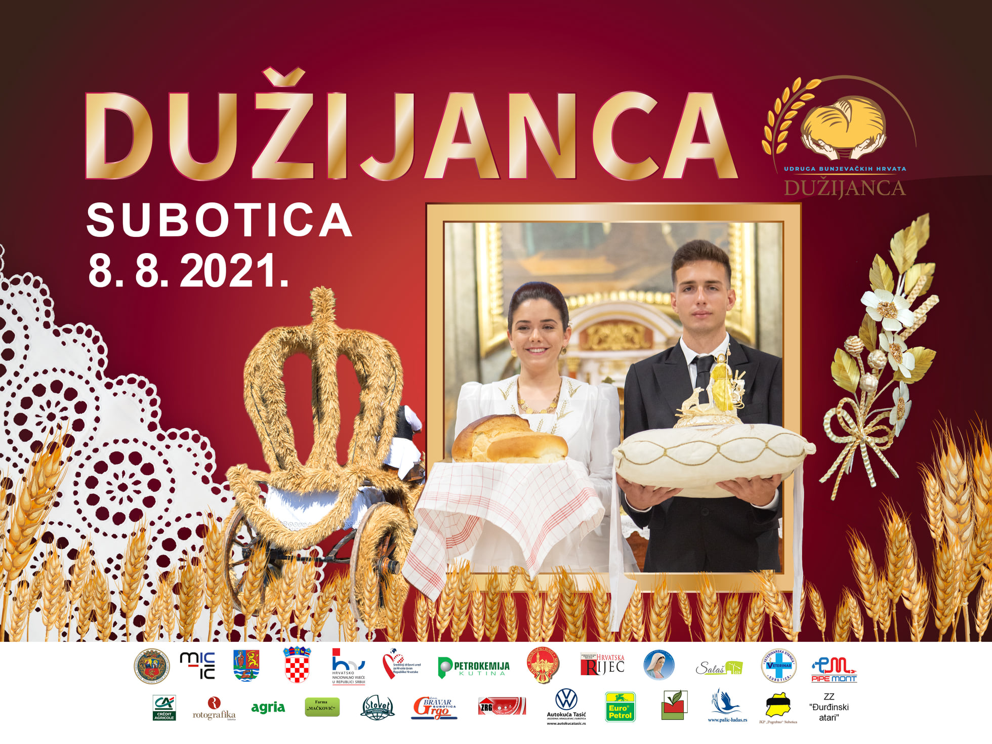 0308 Dužijanca središnja proslava plakat