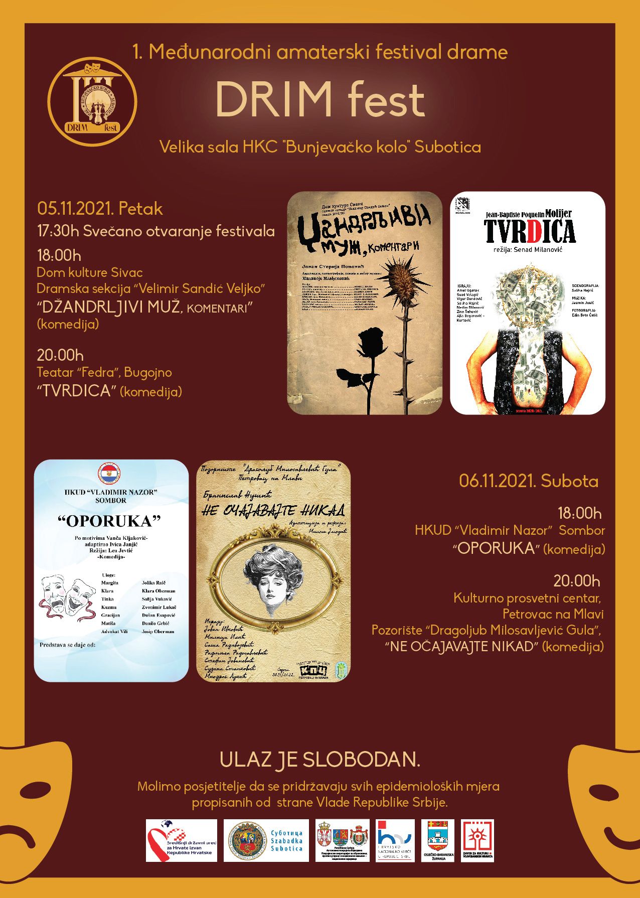 Plakat DRIM fest Bunjevačko kolo