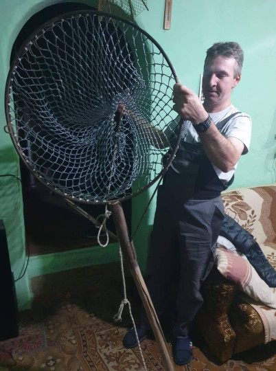 Pletenje ribarskih mreža – Josip Čuzi iz Monoštora