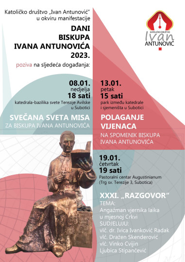 Dani biskupa Ivana Antunovića – polaganje vijenaca