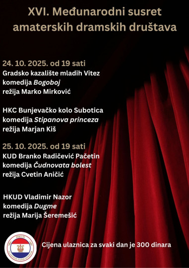 XVI. Međunarodni susret amaterskih dramskih društava - drugi dan