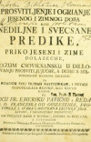 PAVIĆ, Emerik: Prosvitljenje i ogrianje jesenog i zimnog doba...