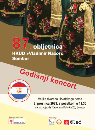 Godišnji koncert HKUD Vladimir Nazor iz Sombora