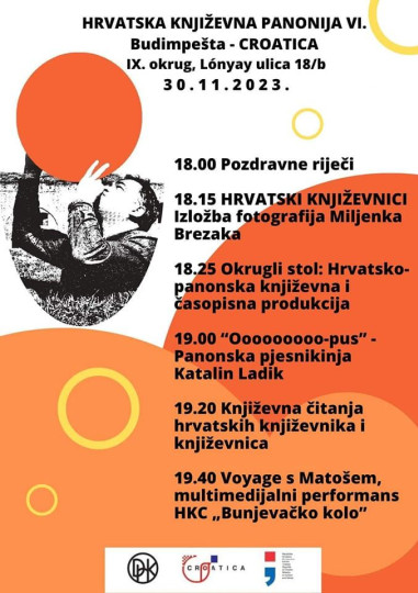 Šesta Književna Panonija u Budimpešti 30. 11. - 1. 12.
