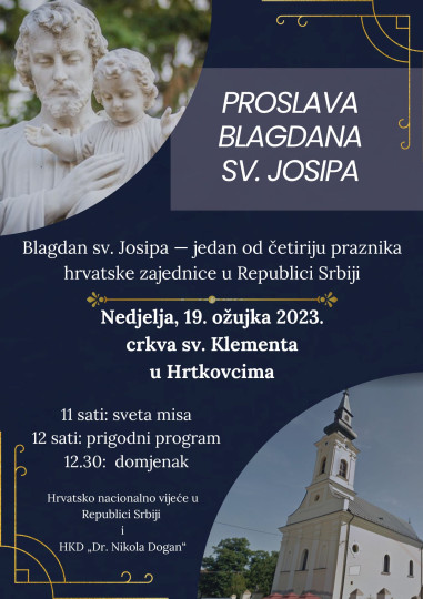 Proslava praznika hrvatske zajednice - blagdana sv. Josipa