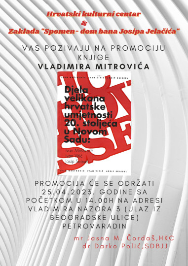 Predstavljanje knjige: Djela velikana hrvatske umjetnosti 20. stoljeća u Novom Sadu