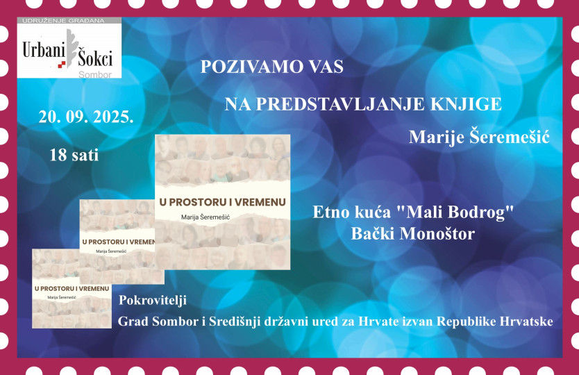 Predstavljanje knjige U prostoru i vremenu u Monoštoru