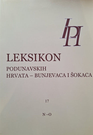 Leksikon podunavskih Hrvata - Bunjevaca i Šokaca - svezak 17