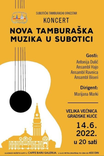 Koncert Nova tamburaška muzika u Subotici