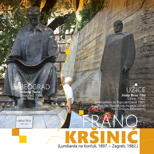 Tragovi hrvatskih kipara u Srbiji – Frano Kršinić na zajedničkom kalendaru za lipanj 2025.