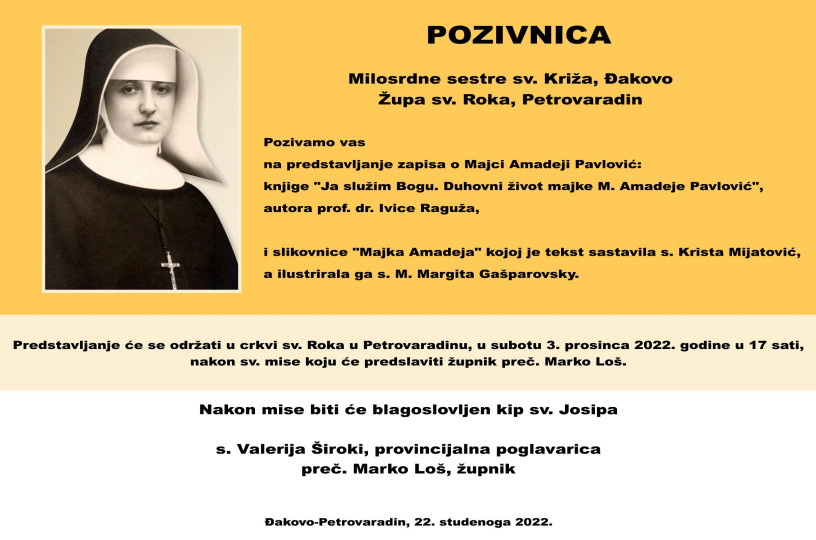Predstavljanje knjige i slikovnice o majci Amadeji Pavlović